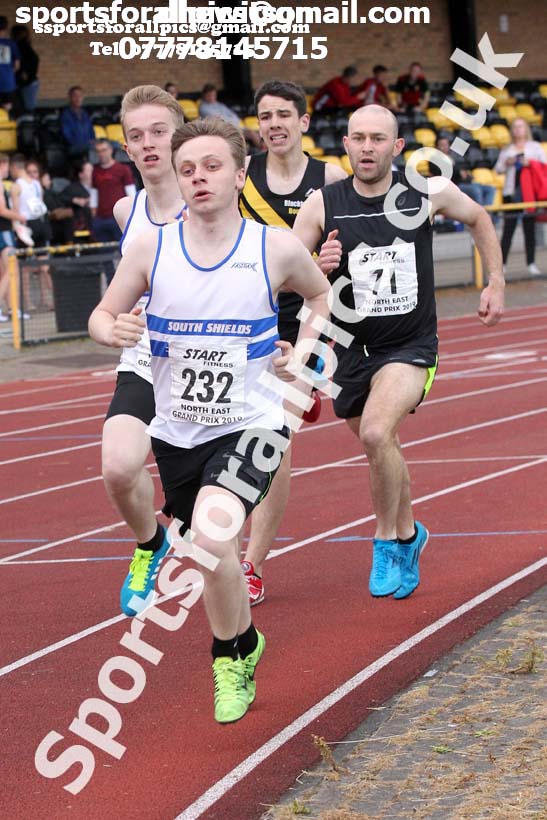 Graded 800 metres, North East Grand Prix, Monkton, Jarrow. Photo: David T. Hewitson/Sports for All Pics